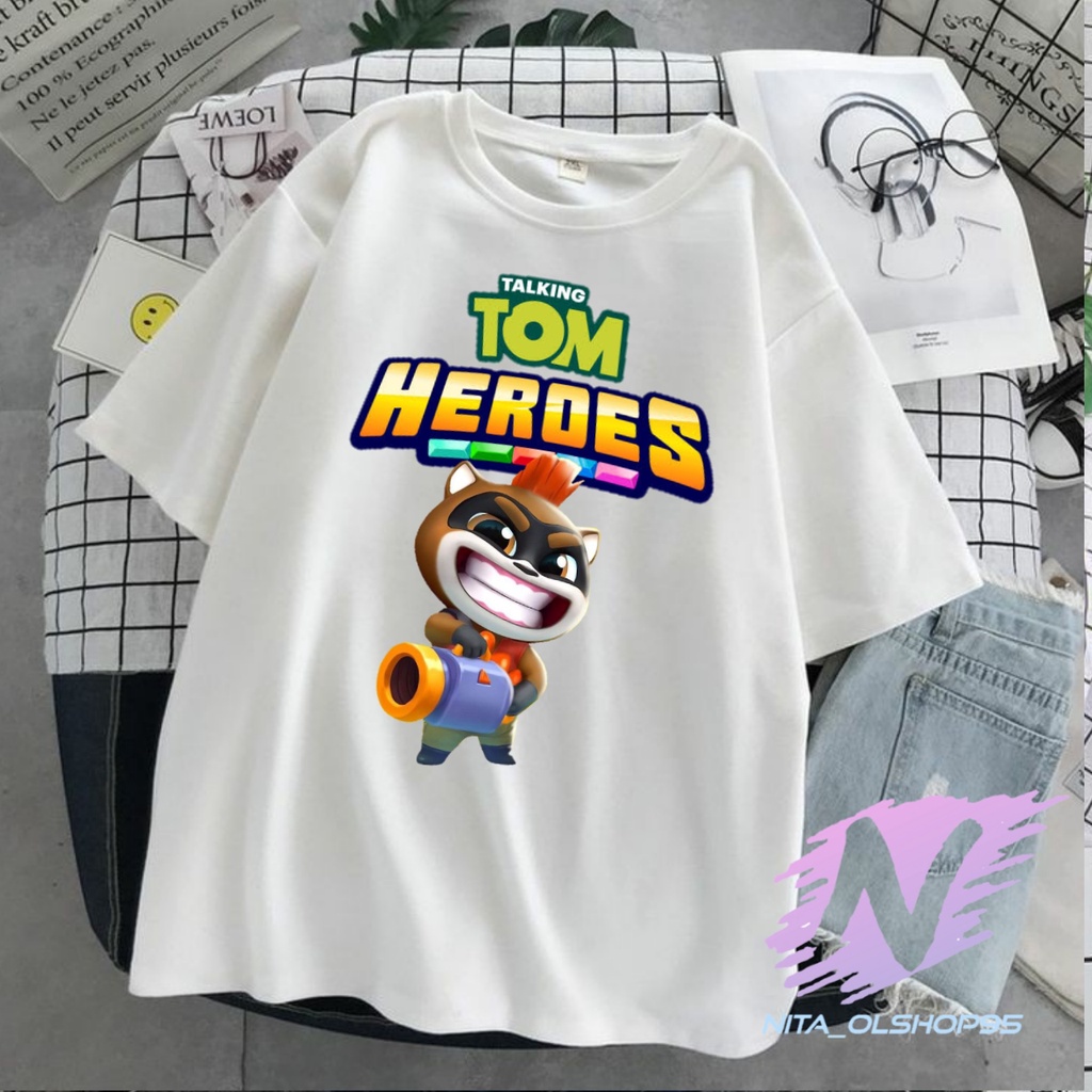 KAOS ANAK MY TALKING TOM HEROES