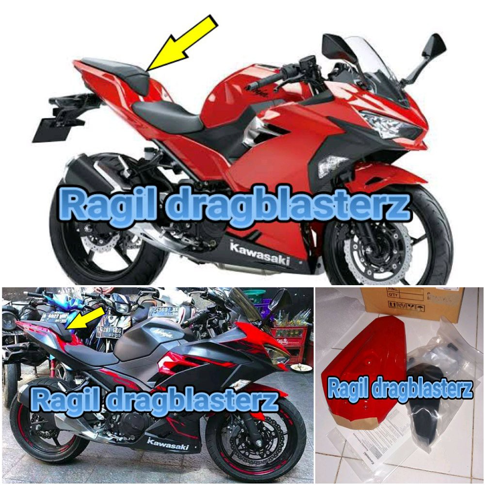 Single Seater Cover Jok Belakang Single Seat All New Ninja 250 Fi