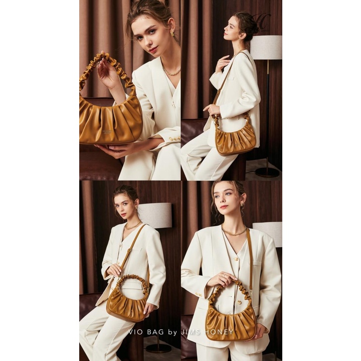 JH Vio Bag Jims Honey -  Slingbag & Shoulder Bag Wanita / Tas Selempang Cewek Model Korea Scrunchie 