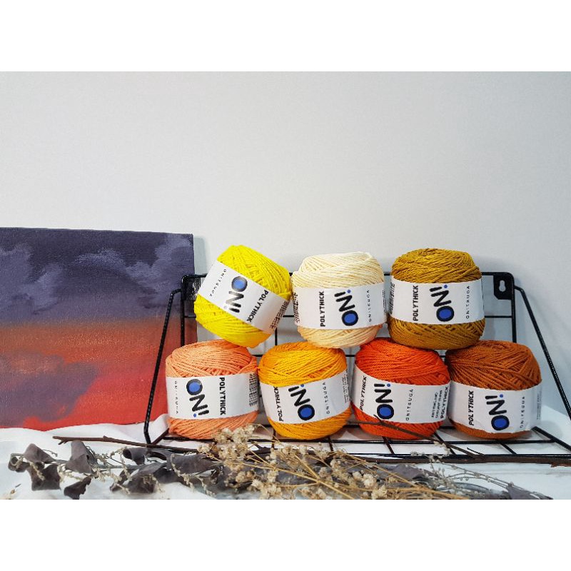 Benang Rajut Polythick / Onitsuga (Orange)