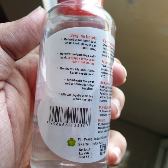 oil-body- klaper all over oil virgin coconut oil 100ml -body-oil.