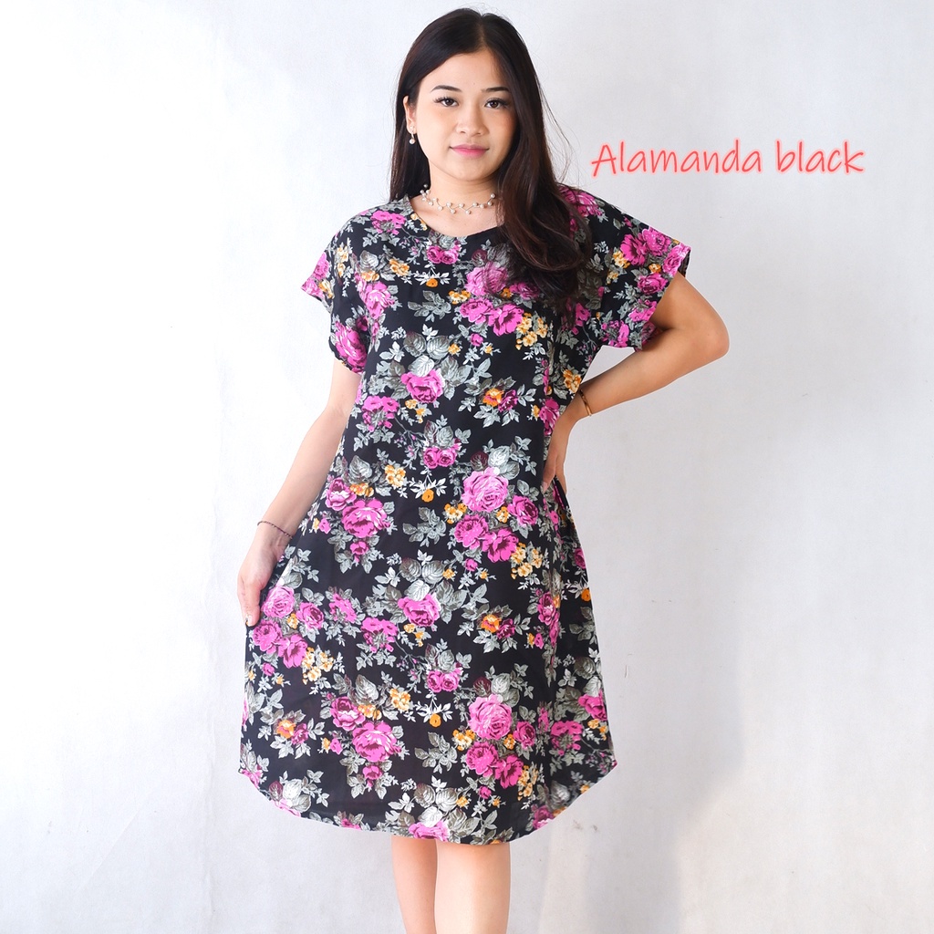Daster Bali Dress Bali-DST ALAMANDA BLACK