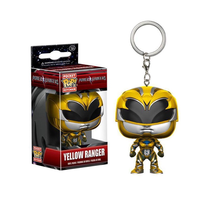 1pc Gantungan Kunci Funko POP Power Rangers Minifigure Anime Bahan PVC Untuk Hadiah Anak / Dewasa