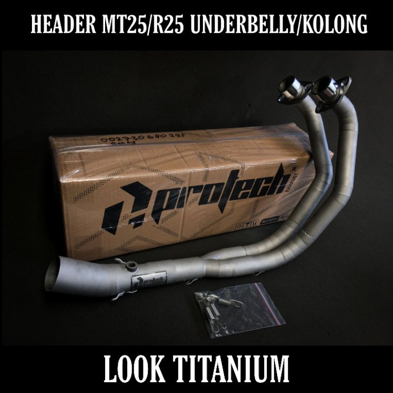 Yamaha MT25 / R25 — Header Underbelly · Sandblast — foto 2