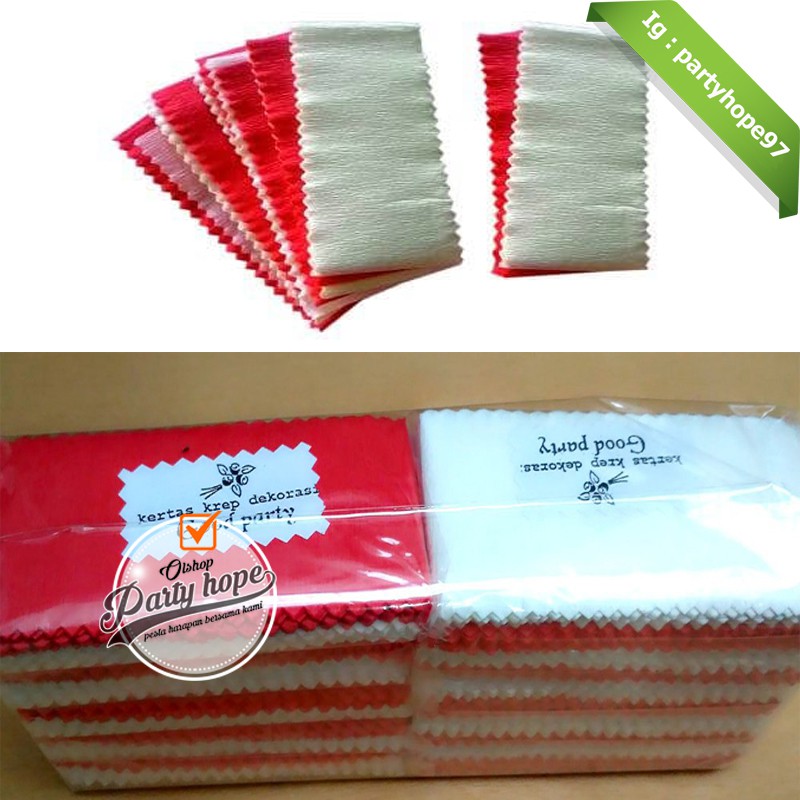 Kreasi Kertas Krep 17 Agustus Kreasi Kertas Krep 17 Agustus