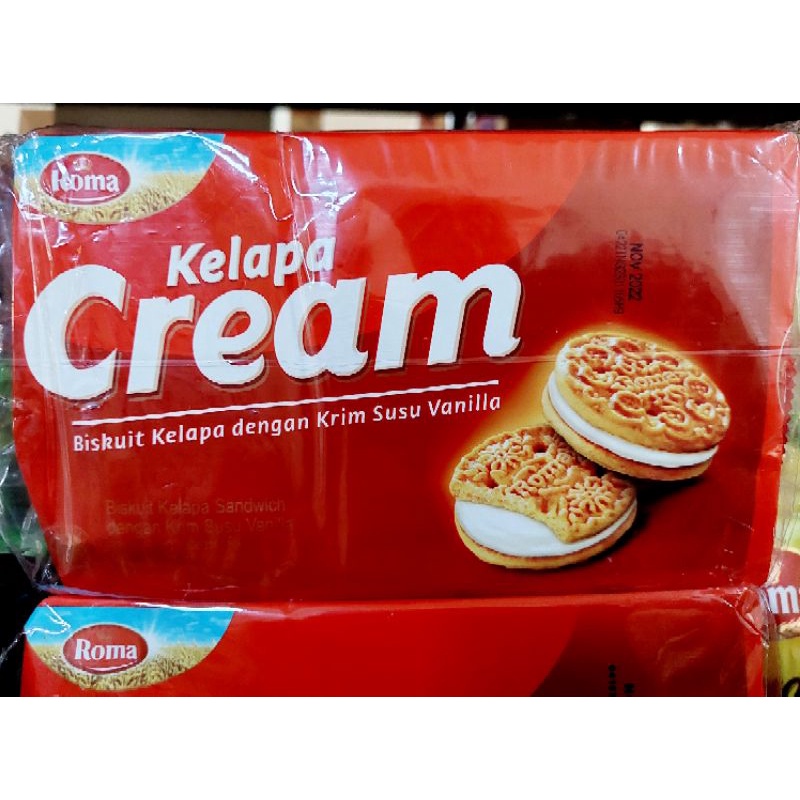 Roma Kelapa Krim Cokelat dan Vanilla 189 gr