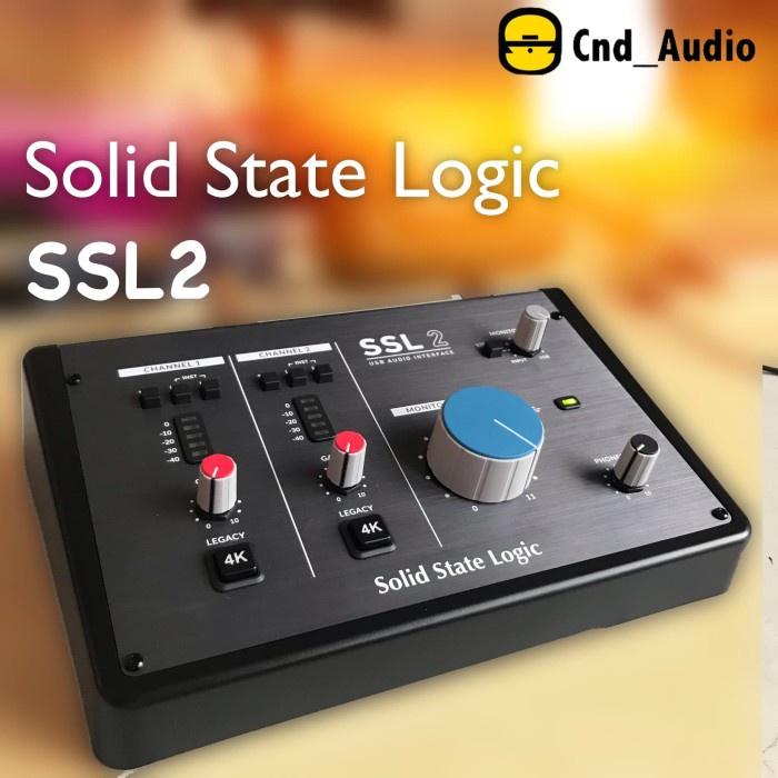USB AUDIO INTERFACE SSL 2 SOLID STATE LOGIC SSL2 SOUNDCARD
