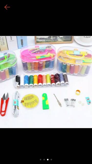 Alat Set Jahit Sewing Box Kemasan Kotak