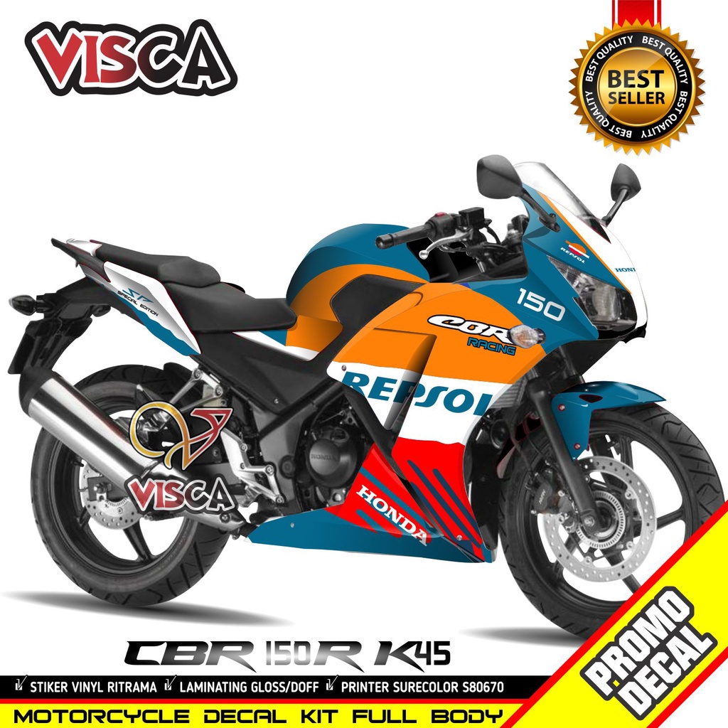 Decal sticker FULL BODY CBR K45 Lokal repsol nsr