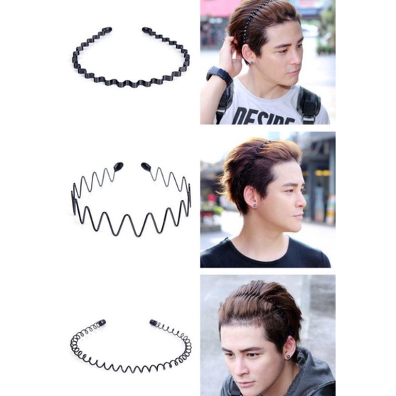 BANDO KAWAT | BANDO SIRKAM | BANDO SPIRAL BESI GAYA KOREA PRIA DAN WANITA IMPORT