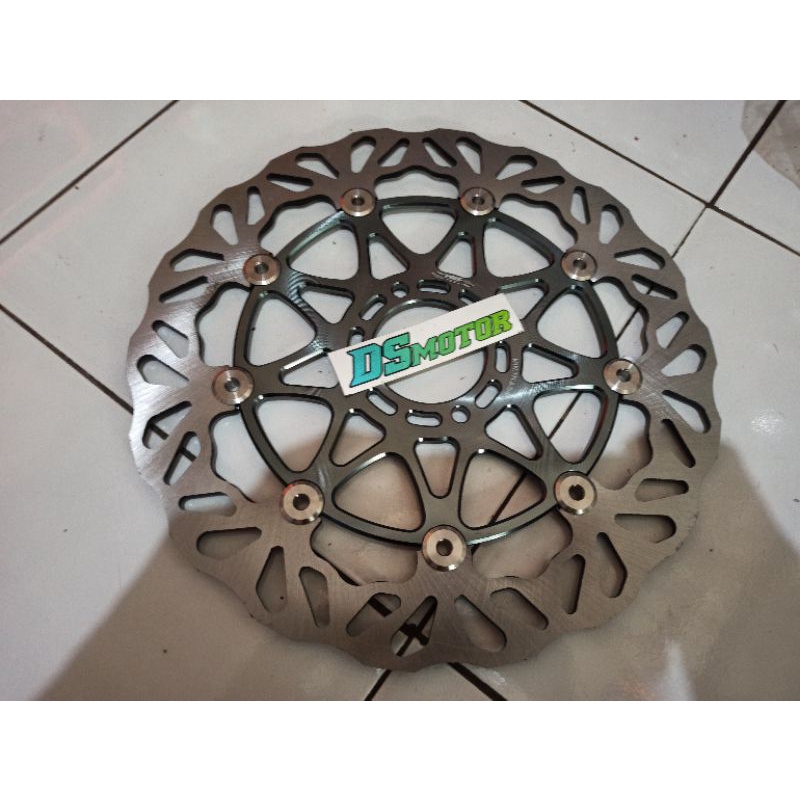 disc piringan cakram floating MOS titanium yamaha 300mm jupiter vega jupiterZ FIZR F1ZR force1 nouvo