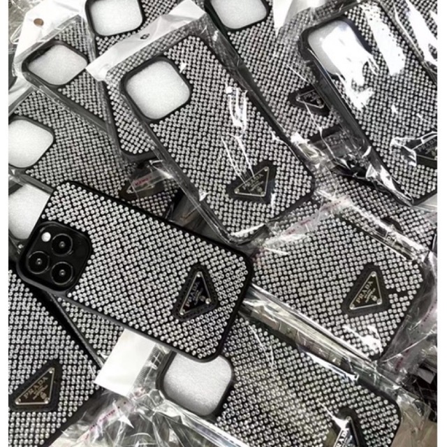 PRA*DDAA CASE DIAMOND IPHONE 15 14 PRO MAX 14 PLUS 13PROMAX 13 Pro 7 7+ 8 plus X Xs Xr XsMAX 11 11ProMax 12 12Mini 12Pro 12ProMax Pro Max 11Pro 13mini 6 6+