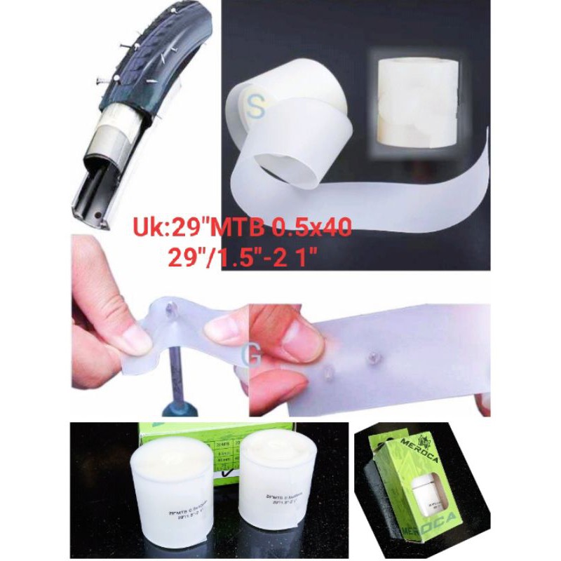 VXM Pelindung Ban Anti Bocor MTB 29 Inch Protector Ban Lapisan Anti Ban Kempes Ban Sepeda Pelapis Ba