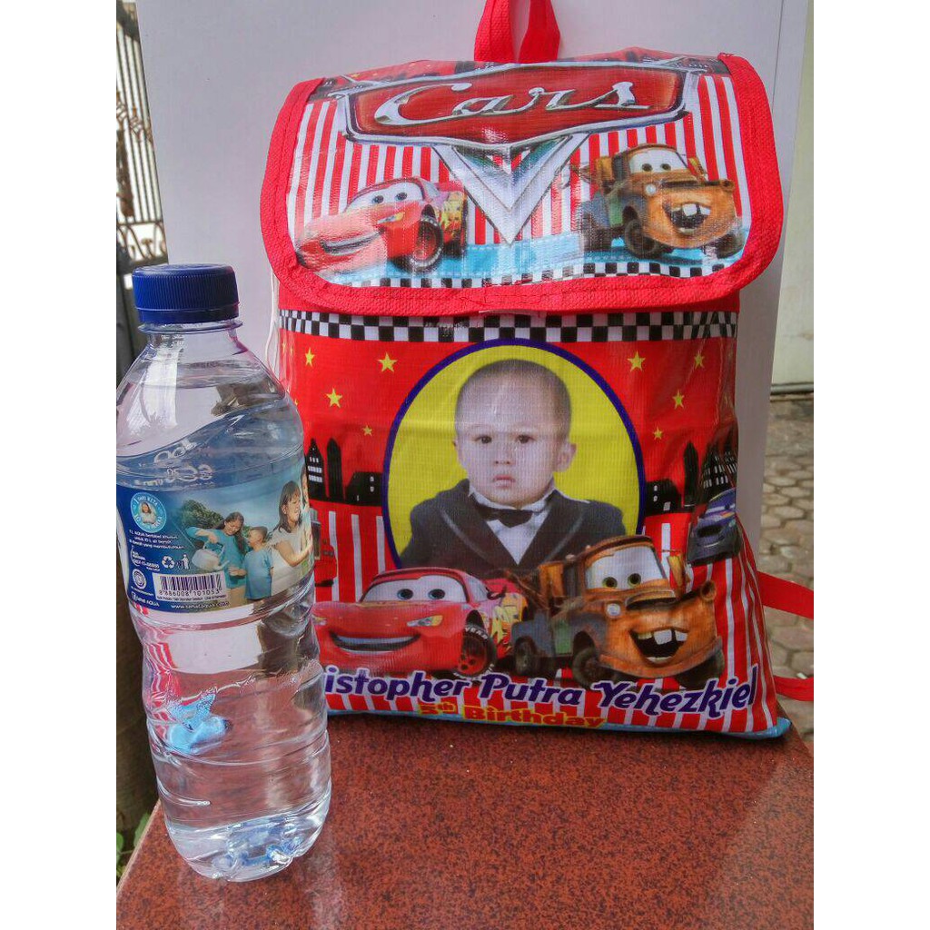 TAS SPUNBOND RANSEL FP CUSTOM souvenir ulang tahun anak goodie bag goody harga murah party supplies-2