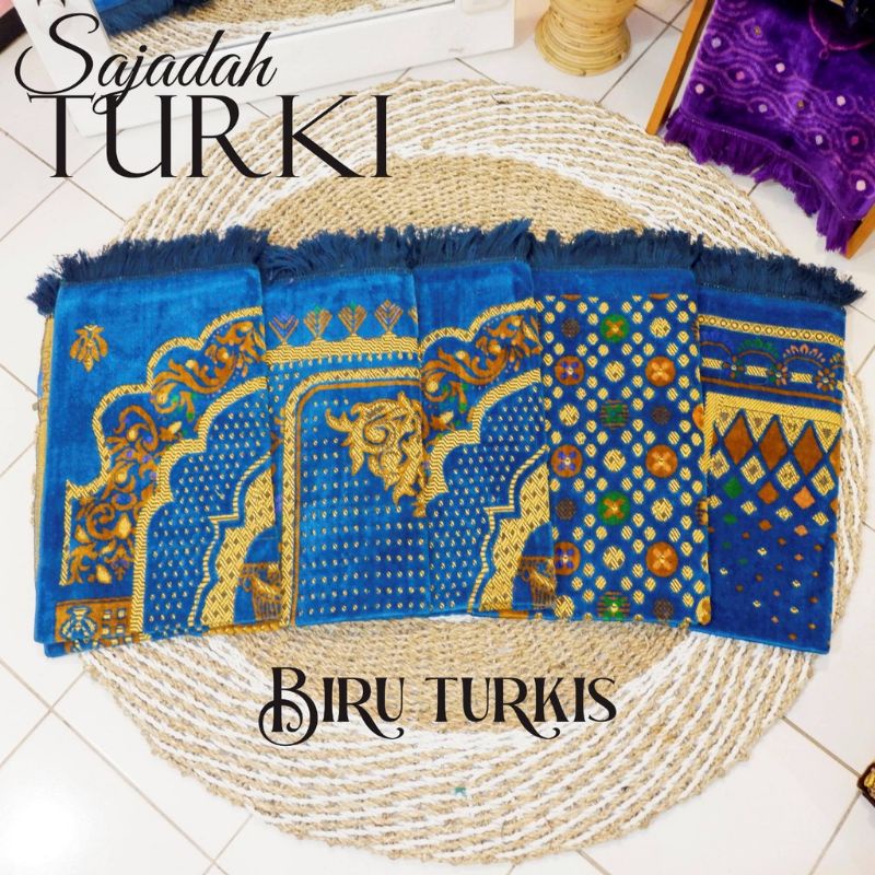 Sajadah Turkey Dewasa Spigel Terbaru Murah ukuran 70*110 cm