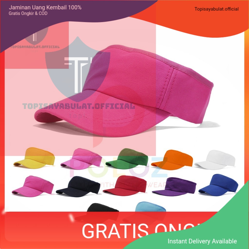 Sports Baseball Cap Wanita Topi Olahraga Senam Pantai