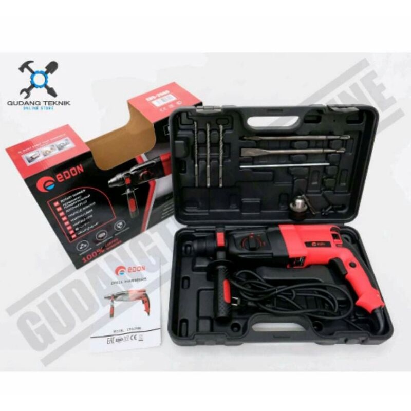 Rotary Hammer Edon ED5-2680 - Bor Bobok Beton Edon ED5 2680 Hammer Drill murah dan berkualitas