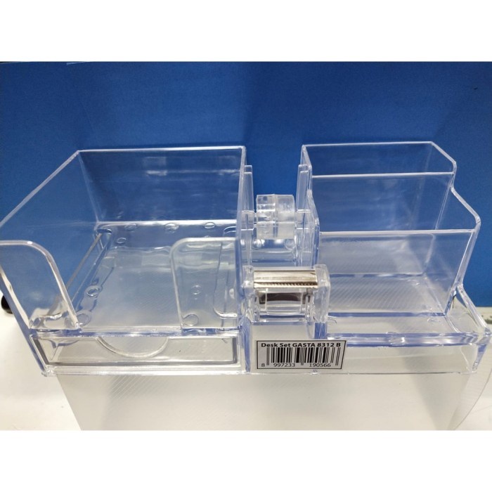 

SJS Desk Organizer/ Pen Stand/ Memo Block/ Tempat Pen/ Selotip/ Kotak