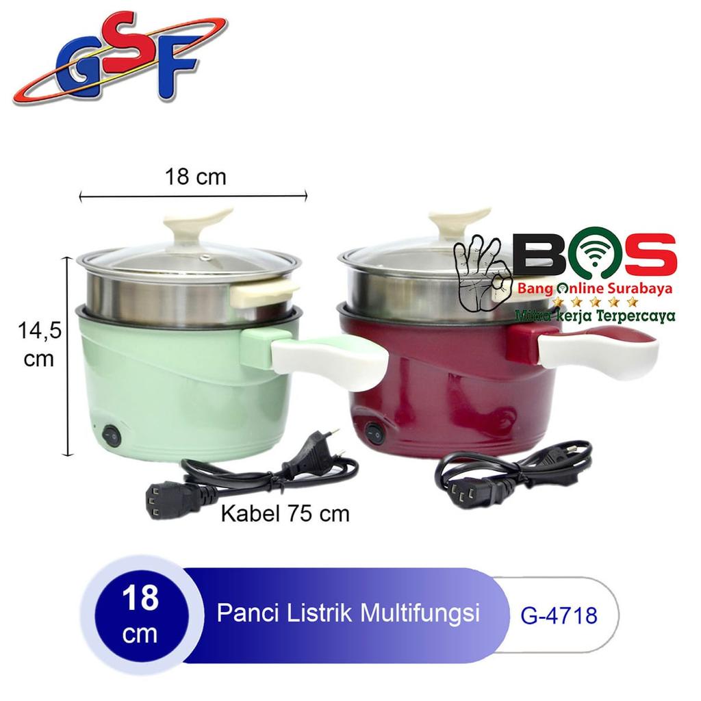 Panci Elektrik Panci Multifungsi GSF 4718 GSF-4718 Panci Listrik