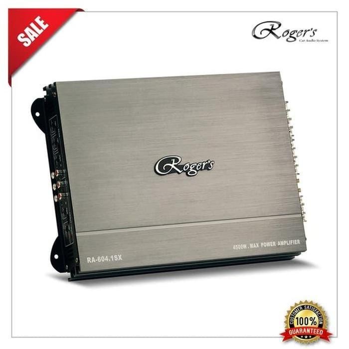 Roger s By Alpine RA 604 1SX Power Amplifier Mobil 4 channel