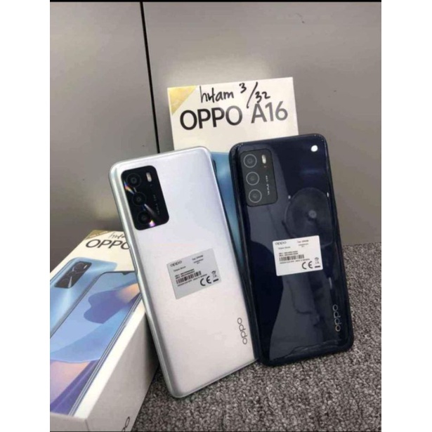 OPPO A16 RAM 3/32 & 4/64 SECOND MULUS NOMINUS GARANSI RESMI