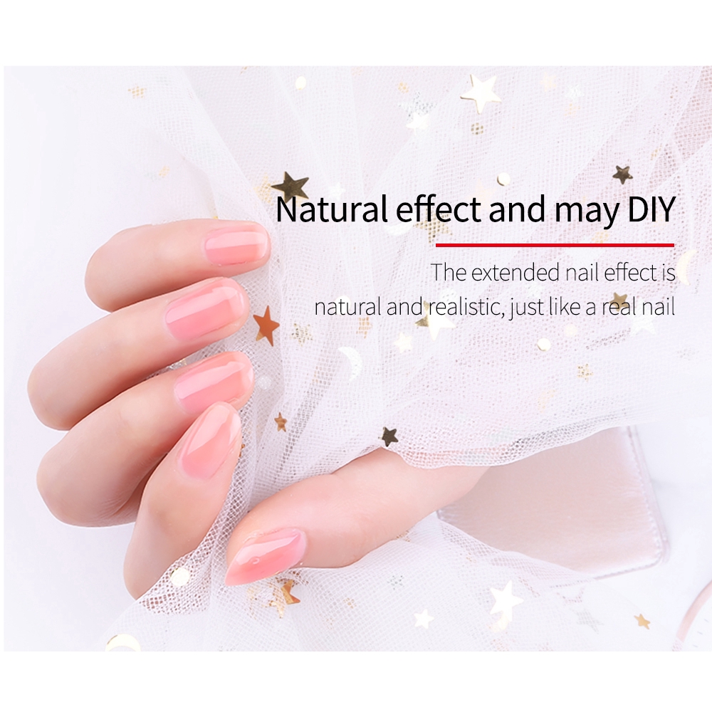 20Pcs Fiber Extension Kuku Extension Fiberglass untuk Nail Art