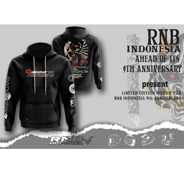 Sudah READY.. Hoodie Anniv9 RNB Indonesia orginal %