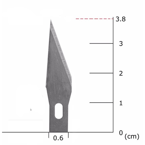 

Terbatas Refill Pen Cutter / Mata Pisau Art Knife / Craft Knife Blade Isi 5 Pc Gilaa!!!