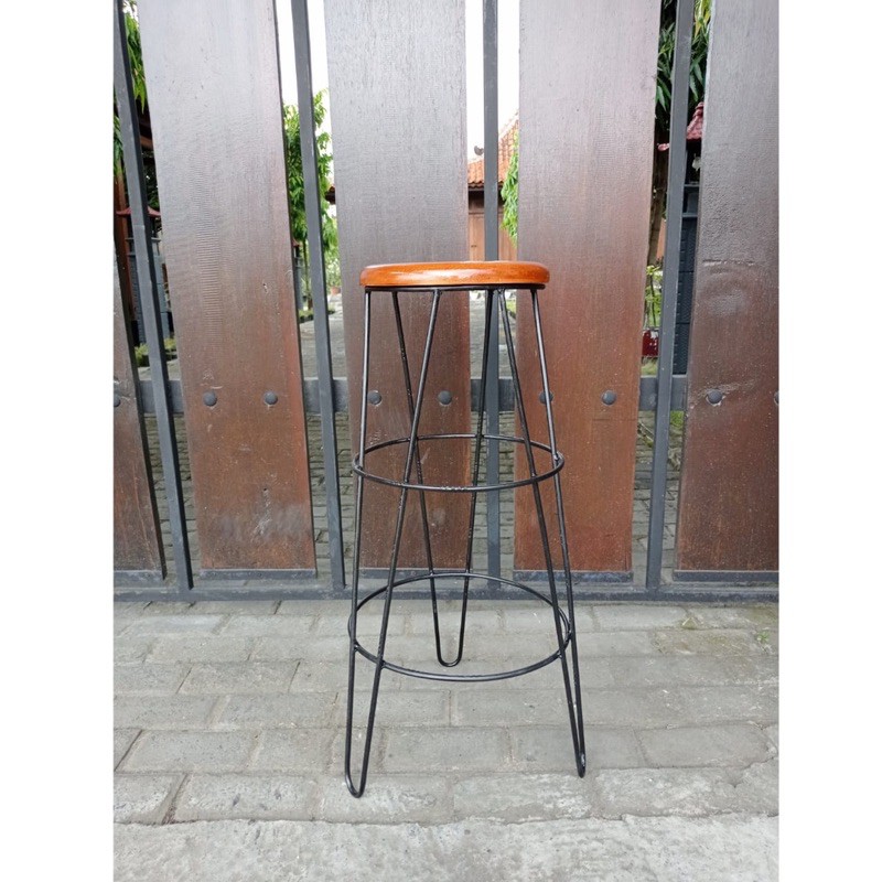 kursi bar/kursi cafe/kursi coffee shop/kursi bakso tinggi 70 cm