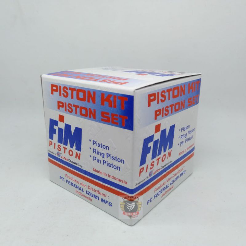 PISTON KIT SEHER KIT FIM56 Modifikasi Basic PIN 13 Diameter 57 - 59. FIM 100% Original