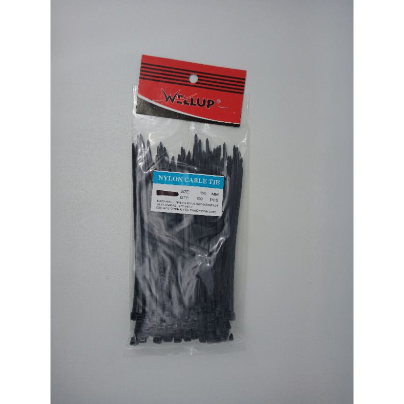 Kabel Ties Tis Hitam, Cable Ties, Pengikat 3,6 x 150 mm Per Satuan