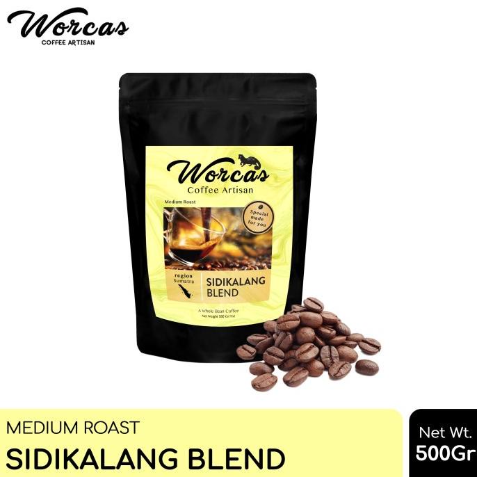 

WORCAS Kopi Sidikalang Blend 500 Gram - Medium Roast