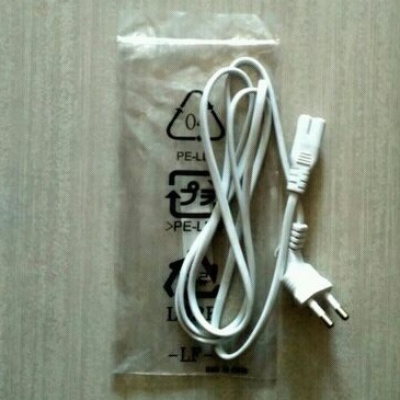 KABEL POWER - COLOKAN TV - 2 LUBANG - TV - SAMSUNG -  LG - NEW