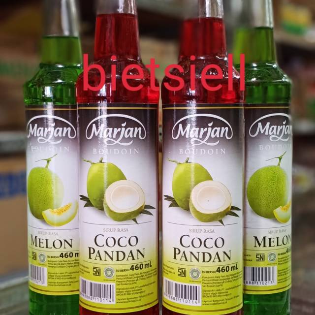 

marjan sirup cocopandan 460 ml