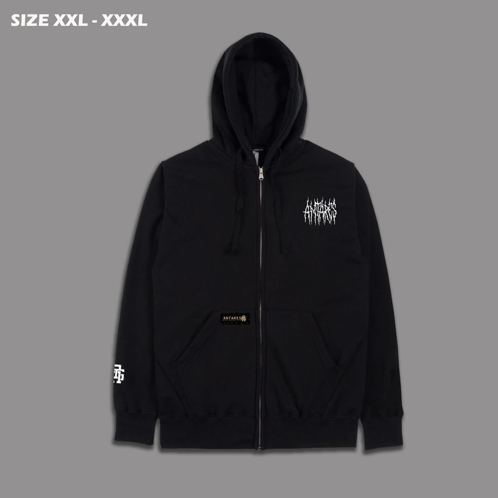 Jaket Hoodie Distro SIZE JUMBO XXL-XXXL Ziper Hoodie ART METAL