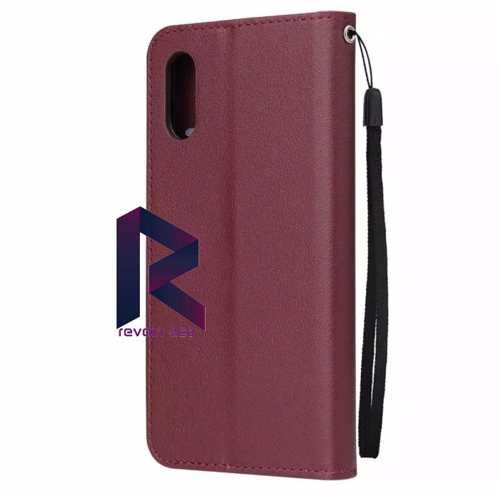 CASING VIVO Y91C FLIP WALLET LEATHER KULIT PREMIUM SARUNG BUKA TUTUP FLIP CASE VIVO Y91C