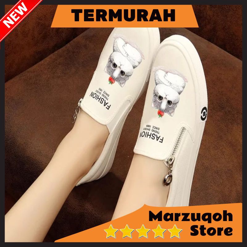 Sepatu | Sepatu Wanita | Sepatu Slip On | Sepatu Slip On Wanita | Sepatu Slip On Kucing SDS251