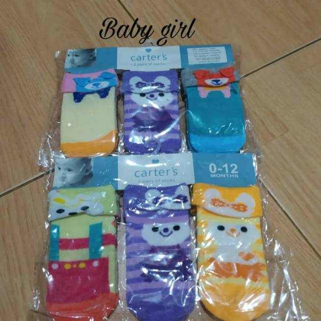 kaos kaki bayi Carter 'S / Mamynice isi 3 pcs