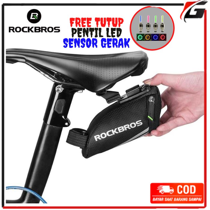 Rockbros Tas Barang Sadel Jok Belakang Sepeda Waterproof Bag 1.5L - C27-1 Tahan Air