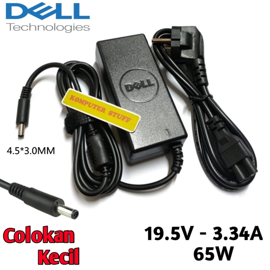 charger laptop dell inspiron 14 3000 series 14 3451 14 3458 19 5v 3 34a 65w