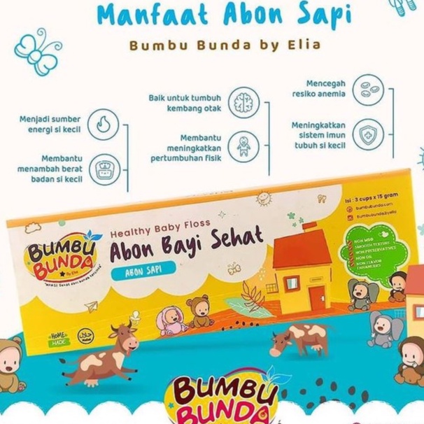 Bumbu Bunda ABON Bayi Sehat MPASI ABON MPASI Bayi ABON Non MSG ABON Sapi ABON Ayam ABON Slow Cooker