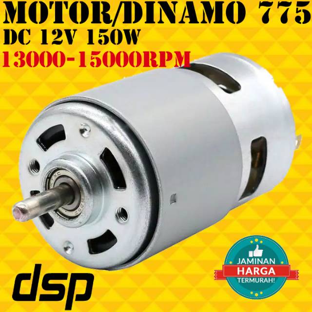 Motor dinamo rs775 ugrade for rc boat scale