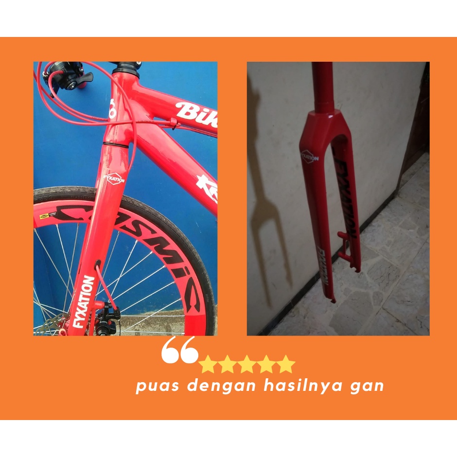FORK RIGID UNTUK MTB ROADBIKE FIXIE MINIVELO MINI TREK GARPU SEPEDA MOSSO MOSSO M5 MOSSO TERBARU