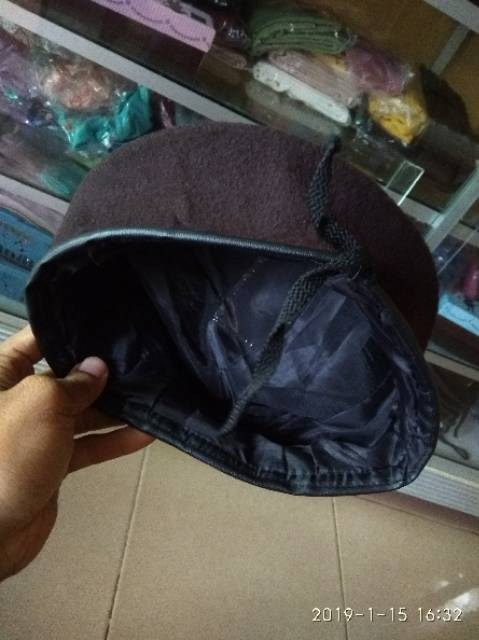 Topi Baret Pramuka SD SMP SMA Bahan Laken