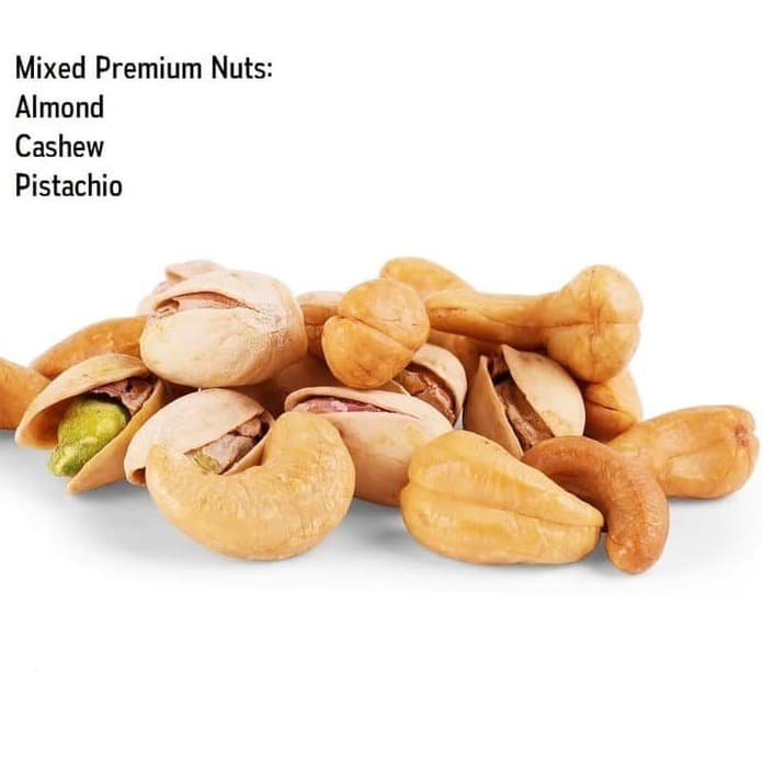 

Premium Mix Nuts / Trail Mix/Kacang Mix /Almond Cashew Pistachio 500g
