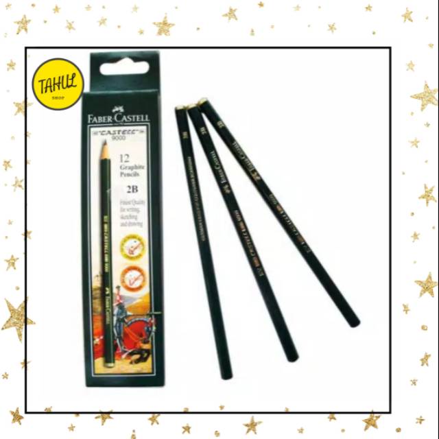 

Pensil Faber Castell 2B / Pencil for computer / untuk komputer / lulus uji komputer (Original)