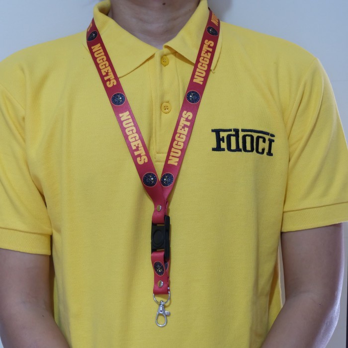 

Lanyard Denver Nuggets NBA ID Card Holder 2 Sisi Gantungan
