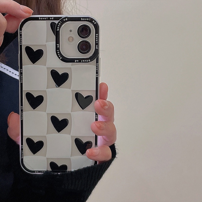 Soft case Silikon TPU Motif Hati Untuk iphone 13 12 11 Pro Max XS XR 8plus 12pro12pro Max 7 8 Plus X XS XR XSMAX