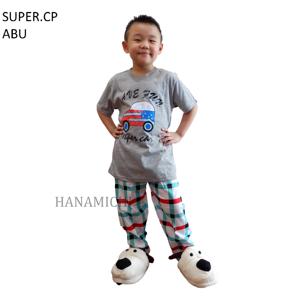 Hanamichi SUPER.CP Baju Tidur Anak Lengan Pendek