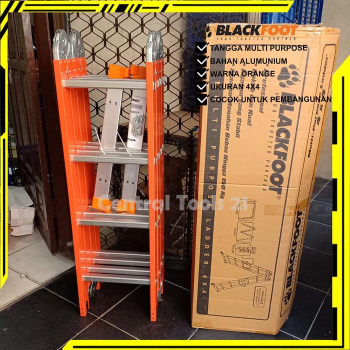Tangga Lipat Tangga Lipat Multipurpose Alumunium 4X4 Blackfoot